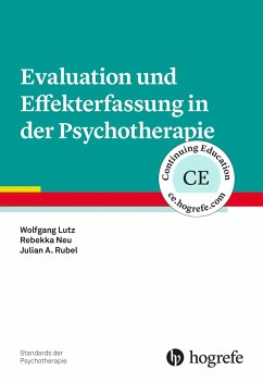 Evaluation und Effekterfassung in der Psychotherapie - Lutz, Wolfgang;Neu, Rebekka;Rubel, Julian A.