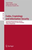 Codes, Cryptology and Information Security (eBook, PDF)