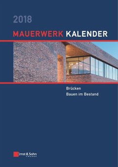 Mauerwerk-Kalender 2018 (eBook, PDF) - Jäger, Wolfram