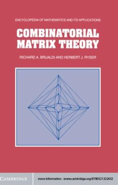 Combinatorial Matrix Theory (eBook, PDF) - Brualdi, Richard A.