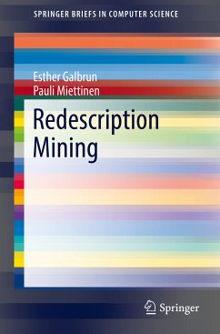 Redescription Mining (eBook, PDF) - Galbrun, Esther; Miettinen, Pauli