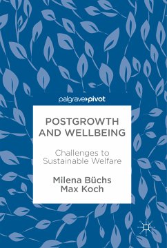 Postgrowth and Wellbeing (eBook, PDF) - Büchs, Milena; Koch, Max