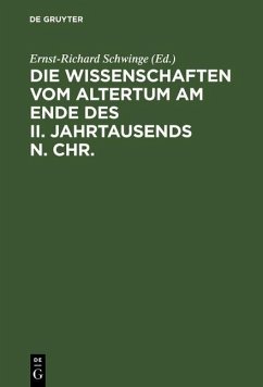Cover Die Wissenschaften vom Altertum am Ende des II. Jahrtausends n. Chr. (eBook, PDF)