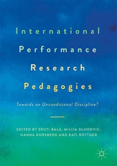 Cover International Performance Research Pedagogies (eBook, PDF)