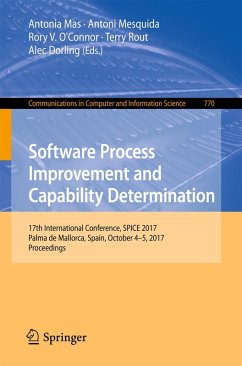 Software Process Improvement and Capability Determination (eBook, PDF)