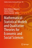 Mathematical-Statistical Models and Qualitative Theories for Economic and Social Sciences (eBook, PDF)