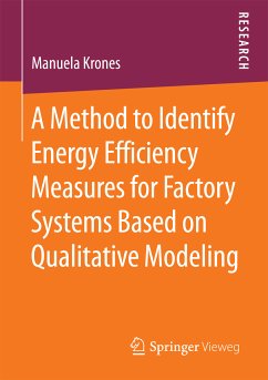 A Method to Identify Energy Efficiency Measures for Factory Systems Based on Qualitative Modeling (eBook, PDF) - Krones, Manuela