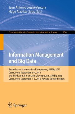 Cover Information Management and Big Data (eBook, PDF)