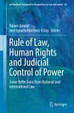 Rule of Law, Human Rights and Judicial Control of Power (eBook, PDF)