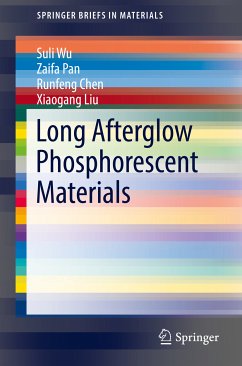 Long Afterglow Phosphorescent Materials (eBook, PDF) - Wu, Suli; Pan, Zaifa; Chen, Runfeng; Liu, Xiaogang