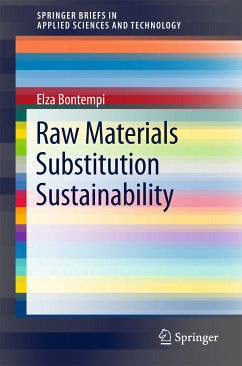 Raw Materials Substitution Sustainability (eBook, PDF) - Bontempi, Elza