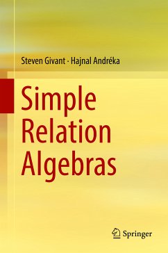 Simple Relation Algebras (eBook, PDF) - Givant, Steven; Andréka, Hajnal