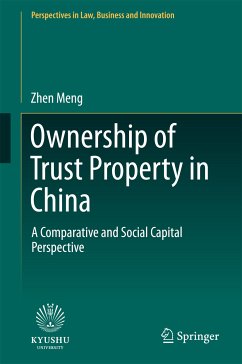 Ownership of Trust Property in China (eBook, PDF) - Meng, Zhen