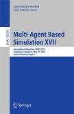 Multi-Agent Based Simulation XVII (eBook, PDF)