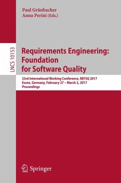 Cover Requirements Engineering: Foundation for Software Quality (eBook, PDF)