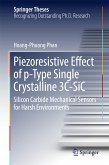 Piezoresistive Effect of p-Type Single Crystalline 3C-SiC (eBook, PDF)