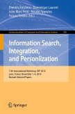 Information Search, Integration, and Personlization (eBook, PDF)