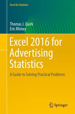 Excel 2016 for Advertising Statistics (eBook, PDF) - Quirk, Thomas J.; Rhiney, Eric