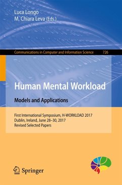 Cover Human Mental Workload: Models and Applications (eBook, PDF)