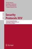 Security Protocols XXV (eBook, PDF)