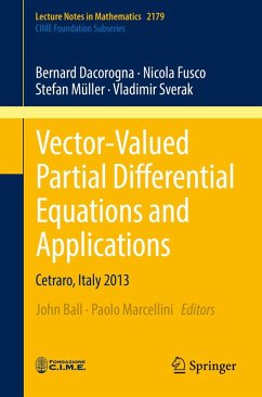 Cover Vector-Valued Partial Differential Equations and Applications (eBook, PDF)