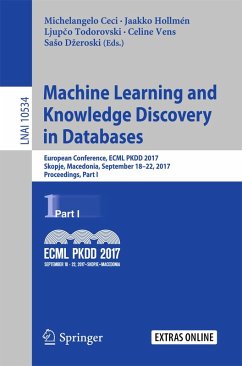 Machine Learning and Knowledge Discovery in Databases (eBook, PDF)