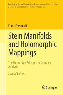 Stein Manifolds and Holomorphic Mappings (eBook, PDF) - Forstnerič, Franc