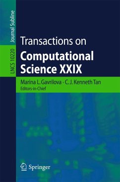 Transactions on Computational Science XXIX (eBook, PDF)