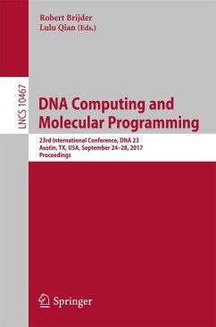 DNA Computing and Molecular Programming (eBook, PDF)