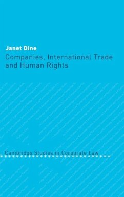 Companies, International Trade and Human Rights (eBook, ePUB) - Dine, Janet