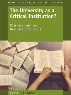 Cover The University as a Critical Institution? (eBook, PDF)