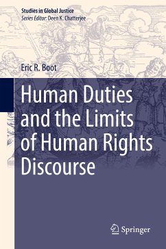 Human Duties and the Limits of Human Rights Discourse (eBook, PDF) - Boot, Eric R.