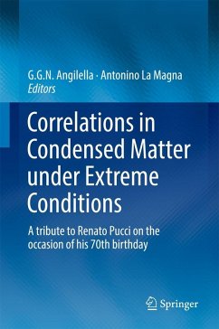 Cover Correlations in Condensed Matter under Extreme Conditions (eBook, PDF)