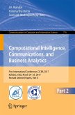 Computational Intelligence, Communications, and Business Analytics (eBook, PDF)