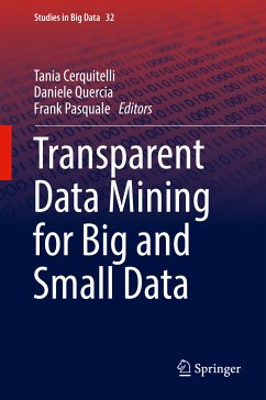 Transparent Data Mining for Big and Small Data (eBook, PDF)