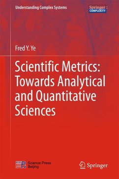 Cover Scientific Metrics: Towards Analytical and Quantitative Sciences (eBook, PDF)
