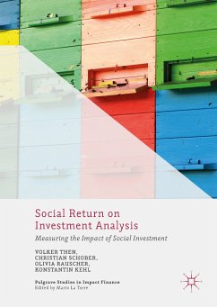 Social Return on Investment Analysis (eBook, PDF) - Then, Volker; Schober, Christian; Rauscher, Olivia; Kehl, Konstantin