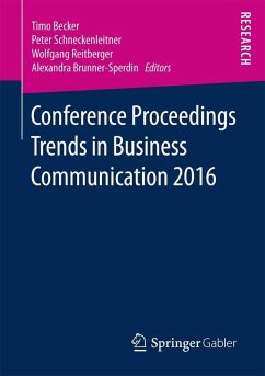 Cover Conference Proceedings Trends in Business Communication 2016 (eBook, PDF)
