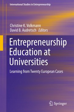 Entrepreneurship Education at Universities (eBook, PDF)