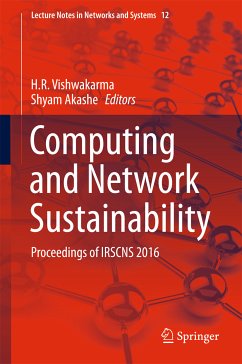 Computing and Network Sustainability (eBook, PDF)