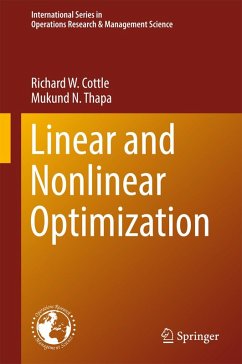Linear and Nonlinear Optimization (eBook, PDF) - Cottle, Richard W.; Thapa, Mukund N.
