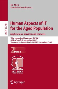 Human Aspects of IT for the Aged Population. Applications, Services and Contexts (eBook, PDF)