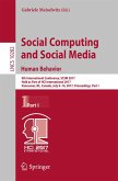 Social Computing and Social Media. Human Behavior (eBook, PDF)