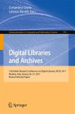 Digital Libraries and Archives (eBook, PDF)