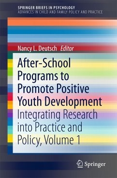 After-School Programs to Promote Positive Youth Development (eBook, PDF)