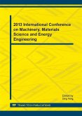 2013 International Conference on Machinery, Materials Science and Energy Engineering (eBook, PDF) 2013 International Conference on Machinery, Materials Science and Energy Engineering (eBook, PDF)