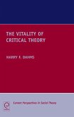 Vitality of Critical Theory (eBook, PDF)