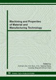 Machining and Properties of Material and Manufacturing Technology (eBook, PDF)