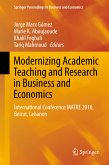 Modernizing Academic Teaching and Research in Business and Economics (eBook, PDF)