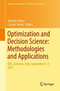 Optimization and Decision Science: Methodologies and Applications (eBook, PDF)